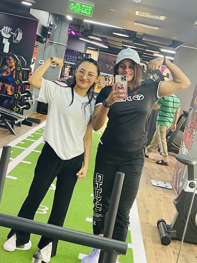 Female personal trainer